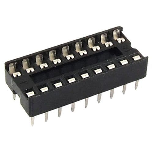 IC foglalat DIL 18p