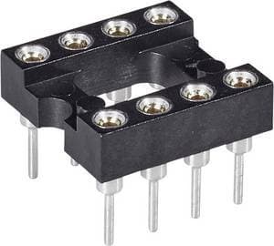 IC foglalat DIL8 GOLD