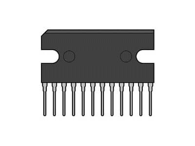 5.5W DUAL Power Amplifier SIL12p