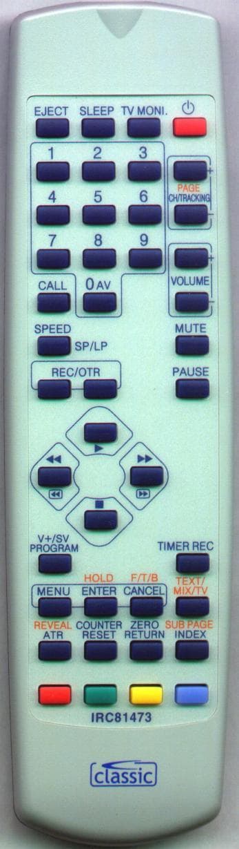 távszabályzó TV/VCR
